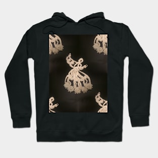 Tatted Angel Motif Hoodie